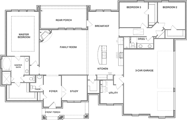 Plan 2430 - Kendison Homes